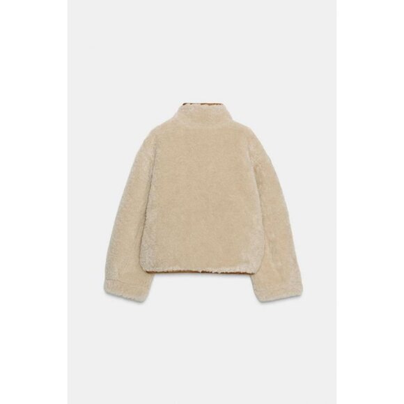 ZARA REVERSIBLE DOUBLE-FACED JACKET - Picture 10 of 11